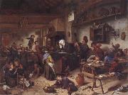 Jan Steen A Shool for boys and girls Germany oil painting artist